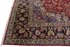 Vintage Red Traditional 10x17 Najafabad Persian Rug