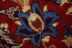 Vintage Red Traditional 10x17 Najafabad Persian Rug