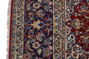 Vintage Red Traditional 10x17 Najafabad Persian Rug