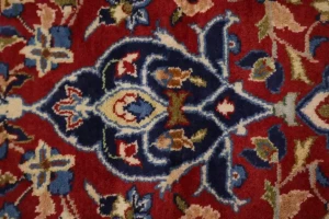 Vintage Red Traditional 10x17 Najafabad Persian Rug