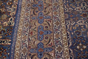 Vintage Blue Classic 10X13 Kashmar Persian Rug
