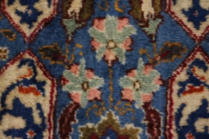 Vintage Blue Classic 10X13 Kashmar Persian Rug