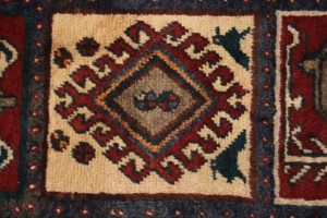 Vintage Rusty Red Floral Garden 5X10 Bakhtiari Persian Rug