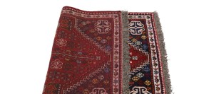 Red Tribal 4X5 Shiraz Persian Rug