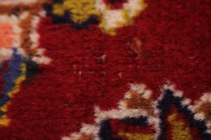 Vintage Red Traditional 10X13 Kashan Persian Rug