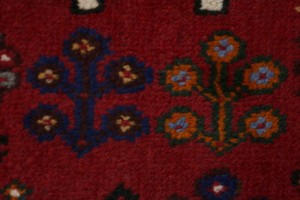 Red Tribal 4X5 Shiraz Persian Rug