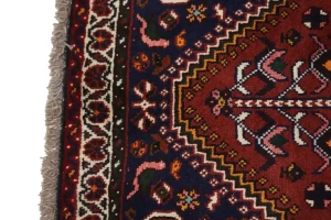 Brick Red Tribal 3'5X5 Shiraz Persian Rug