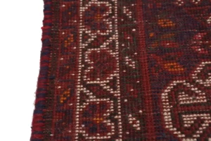 Brick Red Tribal 3'5X5 Shiraz Persian Rug
