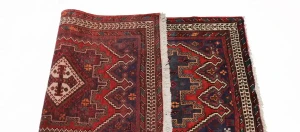 Vintage Red Tribal 3X6 Sirjan Persian Rug