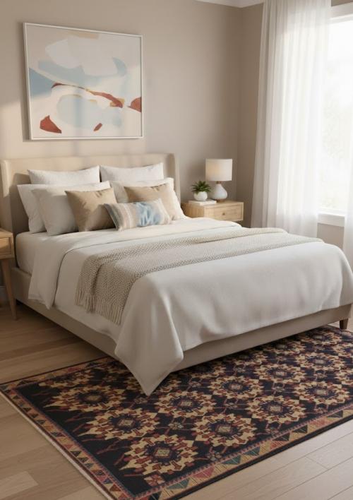 Vintage Floral Tribal 3' x 5' Sirjan Persian Rug