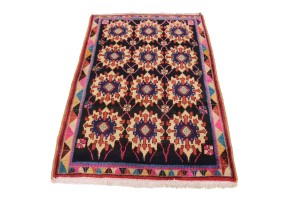 Vintage Floral Tribal 3X5 Sirjan Persian Rug