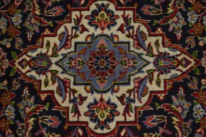 Vintage Red Traditional 10X13 Kashan Persian Rug