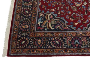 Vintage Red Traditional 7X10 Sabzevar Persian Rug