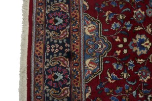 Vintage Red Traditional 7X10 Sabzevar Persian Rug