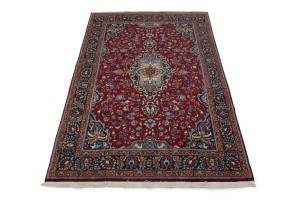 Vintage Red Traditional 7X10 Sabzevar Persian Rug