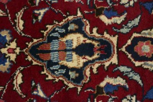 Vintage Red Traditional 7X10 Sabzevar Persian Rug