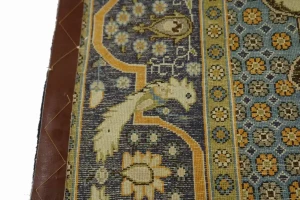 Vintage Cream Pictorial 5X9 Shahreza Persian Rug