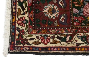 Cream Vintage Floral 4X5 Tribal Bakhtiari Persian Oriental Rug