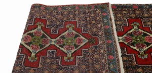 Red Floral 3X9 Bidjar Persian Runner Rug