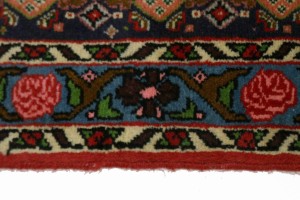 Red Floral 3X9 Bidjar Persian Runner Rug