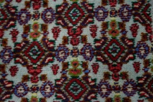 Red Geometric 4X6 Bidjar Persian Rug