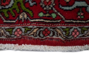 Red Geometric 4X6 Bidjar Persian Rug