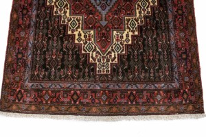 Vintage Geometric 4'0X5'5 Bidjar Persian Rug