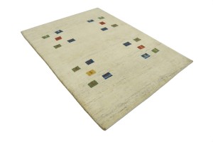 Beige Tribal 5X7 Gabbeh Persian Rug