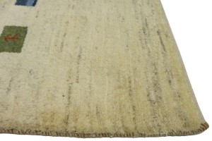 Beige Tribal 5X7 Gabbeh Persian Rug