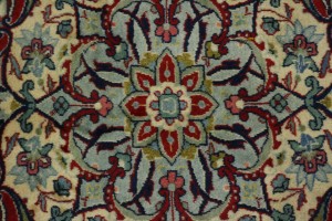 Vintage Dark Navy Traditional 10X13 Isfahan Persian Rug