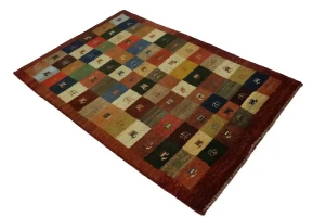 Multicolored Tribal 3X5 Gabbeh Persian Rug