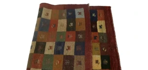 Multicolored Tribal 3X5 Gabbeh Persian Rug