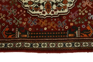Red Tribal 3X5 Shiraz Persian Rug