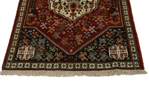 Red Tribal 3X5 Shiraz Persian Rug