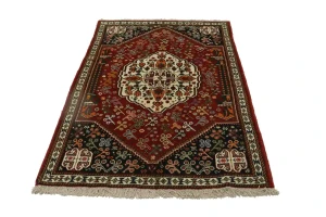 Red Tribal 3X5 Shiraz Persian Rug