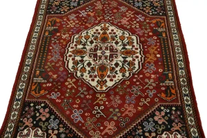 Red Tribal 3X5 Shiraz Persian Rug