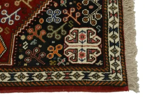 Red Tribal 3X5 Shiraz Persian Rug