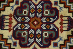 Red Tribal 4X5 Shiraz Persian Rug