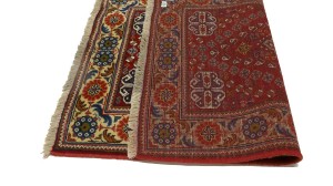 Red Tribal 4X5 Shiraz Persian Rug
