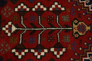 Red Tribal 3X5 Shiraz Persian Rug