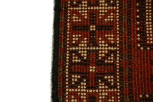 Orange-red Tribal 4X6 Ghoochan Rug