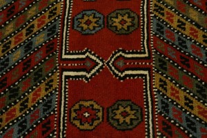 Orange-red Tribal 4X6 Ghoochan Rug