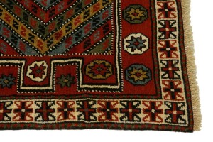 Orange-red Tribal 4X6 Ghoochan Rug