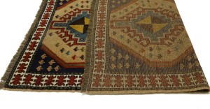 Khaki Tribal 4X7 Ghoochan Persian Rug