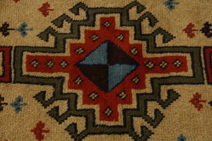 Khaki Tribal 4X7 Ghoochan Persian Rug