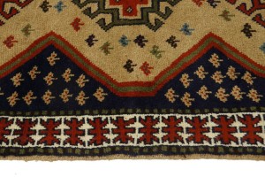 Khaki Tribal 4X7 Ghoochan Persian Rug