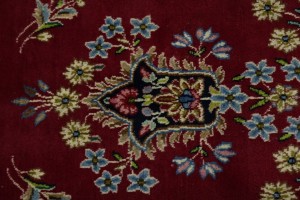 Semi Antique Red Classic 10X13 Kerman Persian Wool Rug