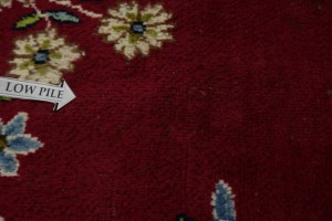 Semi Antique Red Classic 10X13 Kerman Persian Wool Rug