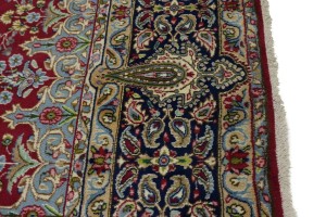 Semi Antique Red Classic 10X13 Kerman Persian Wool Rug