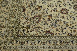 Vintage Beige Traditional 9'7'X13'5" Kashan Persian Rug